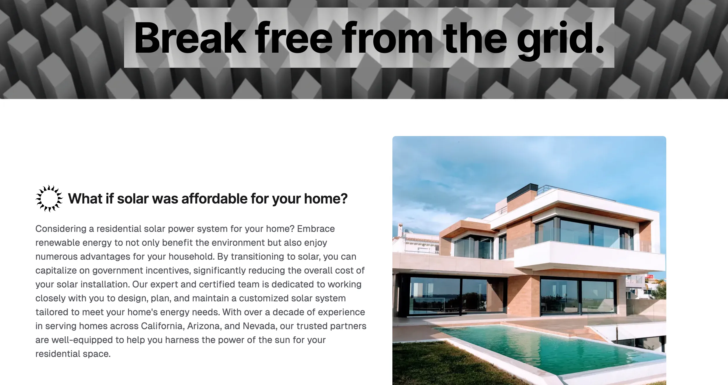 Solar Website
